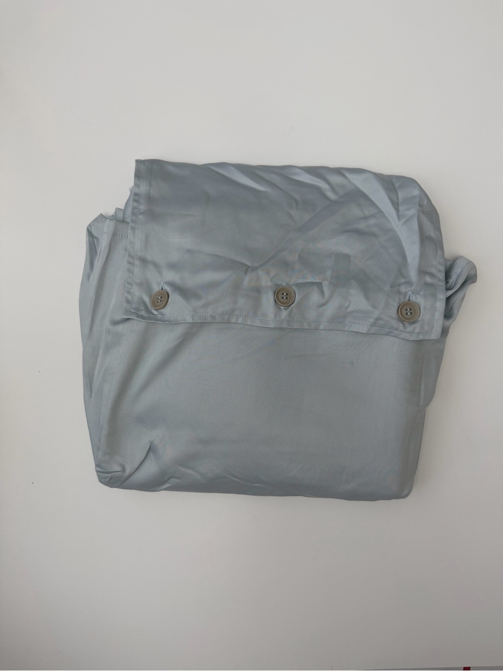 Cozy Earth king size flat sheet in Shore -light blue